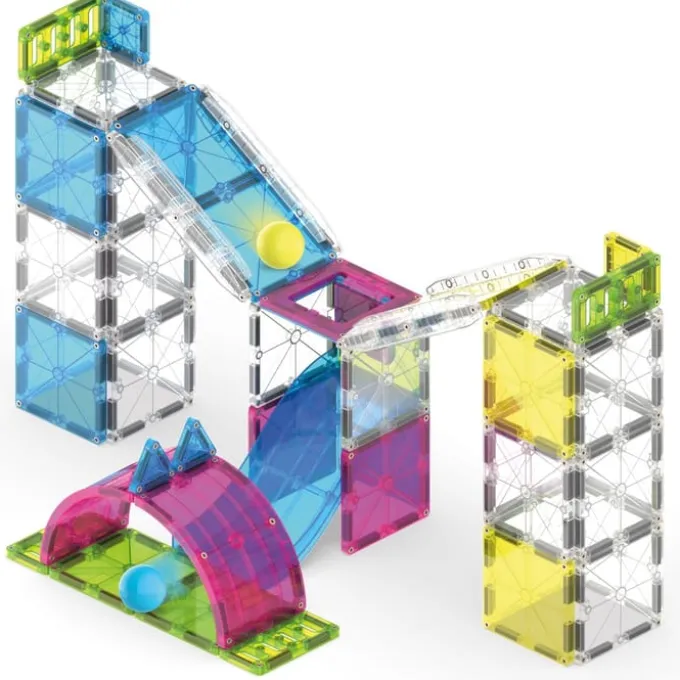 Magna-Tiles | Rail Racers Max kulebane, 80 stk.
