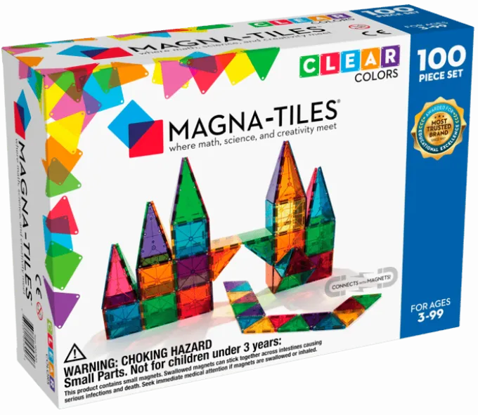 Magna-Tiles | Transparent 100 stk.