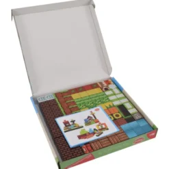 Magnetiske klosser - Et lite landsted, 100 stk.