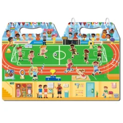 Magnetisk lekesett - På stadion