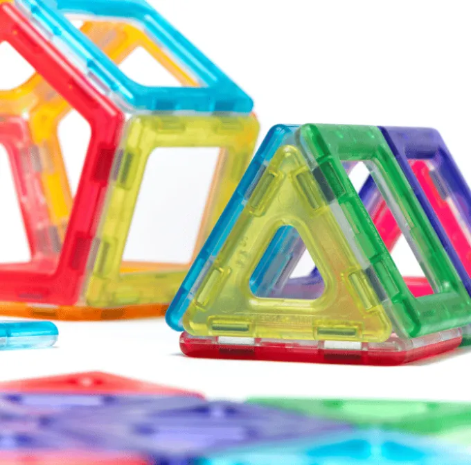 MAG Polydron | Transparent | 100 deler