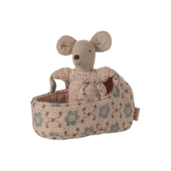 Maileg babymus i babylift - Rosa