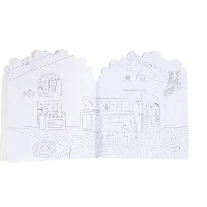 Malebok 20 sider, inkl. 160 klistremerker