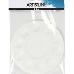 Malepalett i plast - Ø 17 cm