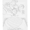 Malerlerret 24 x 30 cm - Bukett i vase