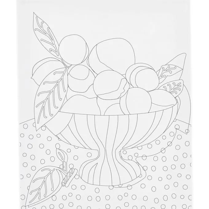 Malerlerret 24 x 30 cm - Fruktskål