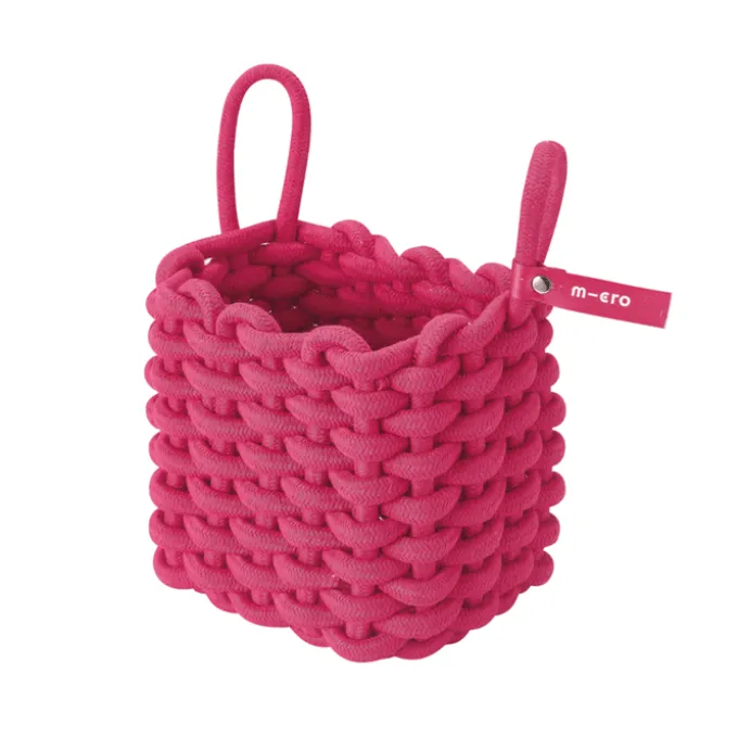 Micro tilbehør sparkesykkel - Kurv, Rosa