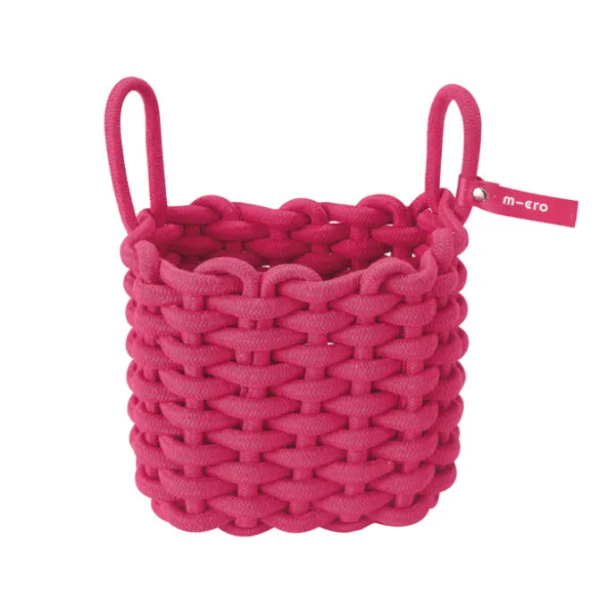 Micro tilbehør sparkesykkel - Kurv, Rosa