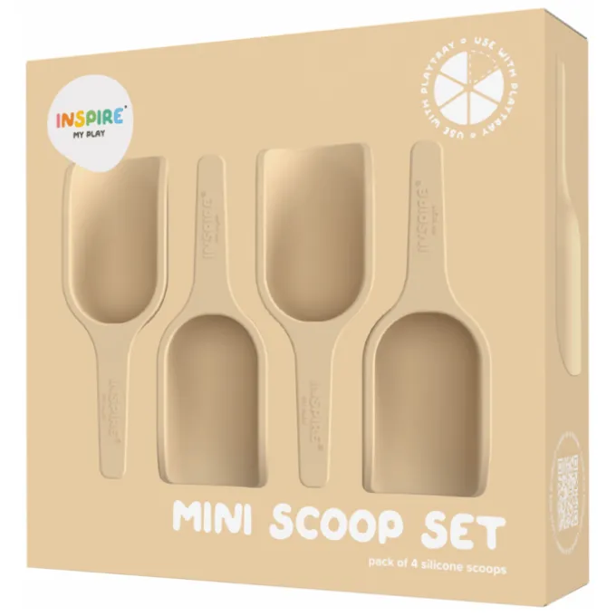 Minispade til sanselek - Natur, 4 stk.