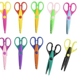 Mønstersaks - L: 16 cm, 10 stk