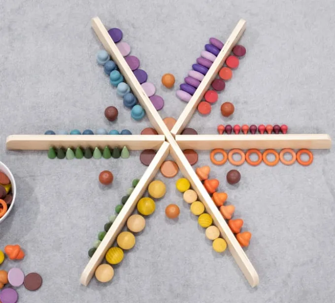 Montessori startsett, 168 deler