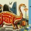 Mosaikklek - Dinosaurer