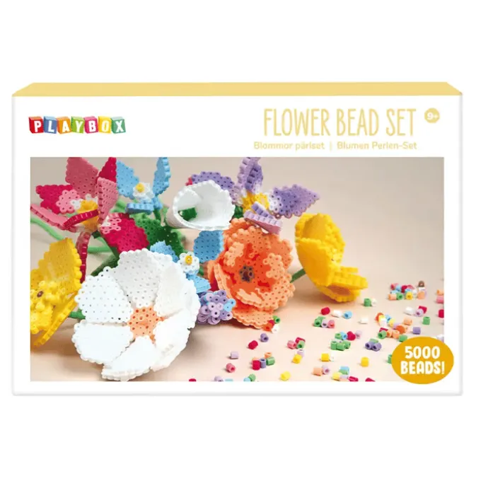 Perlesett - 3D blomster, 5000 stk.