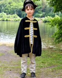 Pirat (kappe + hatt), str. 3-8 år