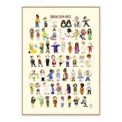 Plakat 50 x 70 cm - Barn som meg