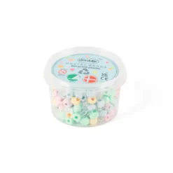 Plastperler - Pastell, 280 stk