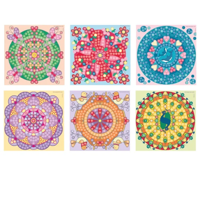 PlayMais Mosaic Trendy - Mandala, 3.000 stk
