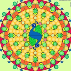 PlayMais Mosaic Trendy - Mandala, 3.000 stk