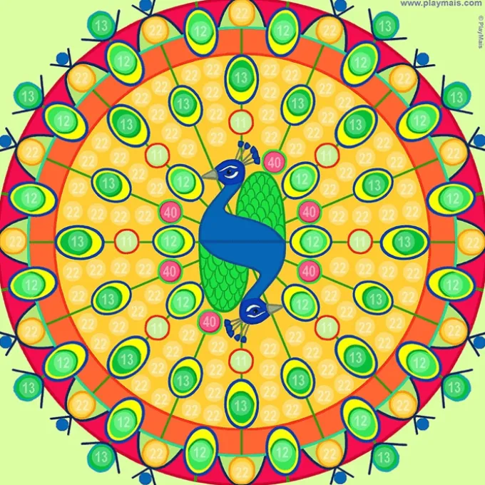 PlayMais Mosaic Trendy - Mandala, 3.000 stk