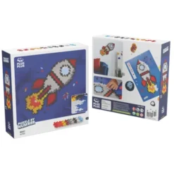 Plus-Plus - Puzzle By Number, Rakett 500 stk