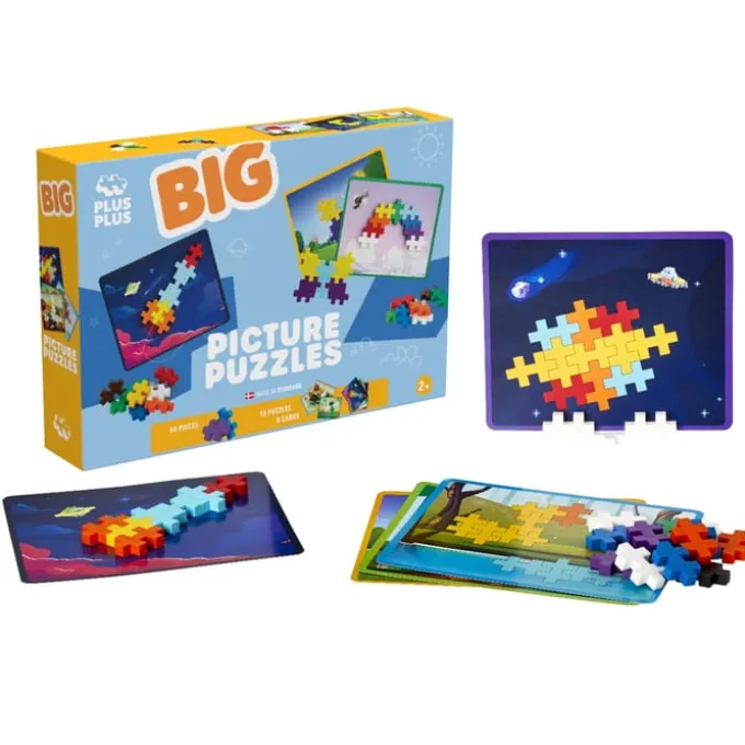 Plus-Plus BIG Basis - Bildepuslespill, 60 stk.