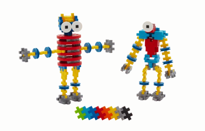 Plus-Plus - Lær å bygge roboter, 250 stk
