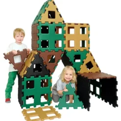 Polydron XL - Natur, 36 deler