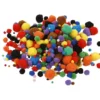Pomponger (ass. farger), 42 gr.