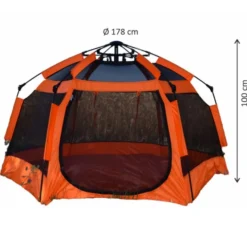 Pop-up kosehule Ø178 cm - Oransje