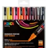 Posca-tusjer PC-5M – Varme farger, 8 stk.