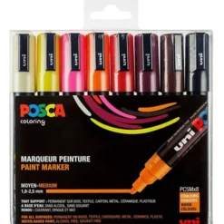 Posca-tusjer PC-5M – Varme farger, 8 stk.