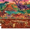 Puslespill m. 48 stk. - Over/Under - Dino World