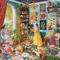Puslespill 1000 brikker - Alchemist's Art Studio
