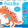 Puslespill m. dinosaurer - Fra 2 år