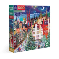 Puslespill med 1000 brikker - Jul i Edinburgh