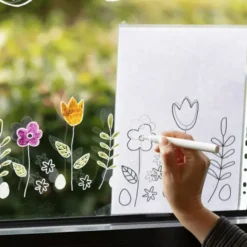 Pynt vinduene med påsketegninger
