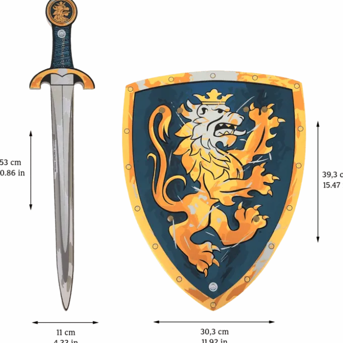 Riddersett - Noble Knight (blå)