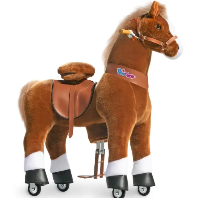 Ri Selv - Hest, lysebrun m. hvitt bliss, M/L