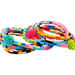 Rørperler midi - Stripete, 10.000 stk.