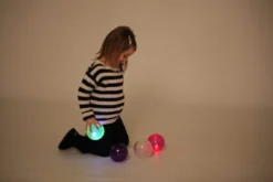 Sanseballer m. LED lys, 4 stk