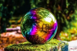 Sansekuler i stål - Regnbue, 4 stk