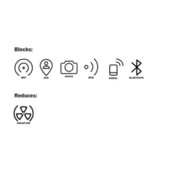 Signalblokkerende mobillommer, 10 stk