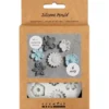 Silikonform - Blomstermiks, 6 motiver