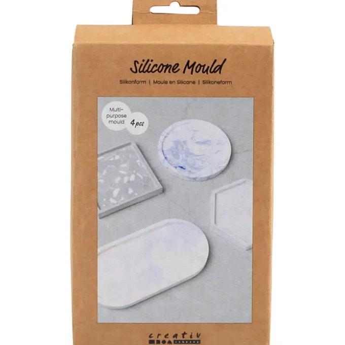 Silikonform - Fat, 4 stk