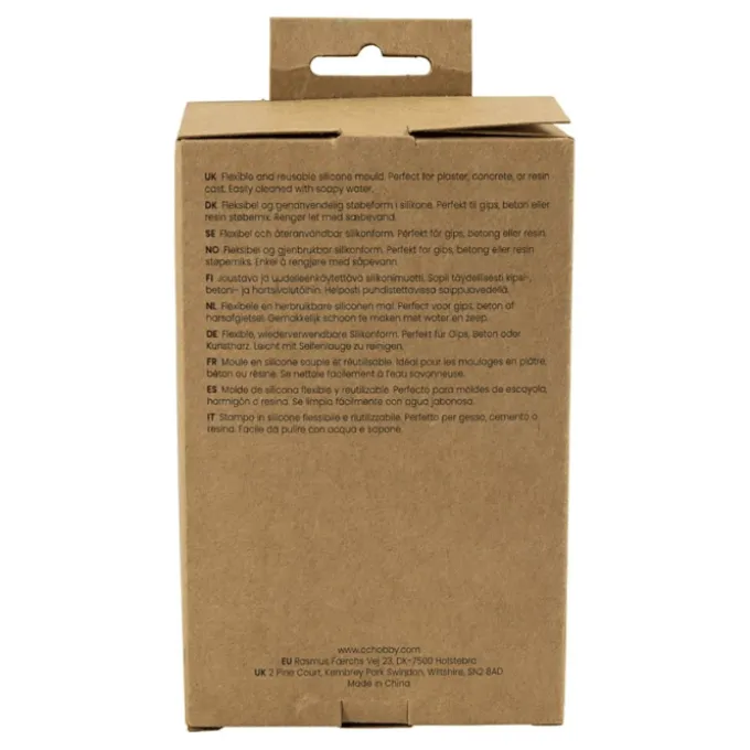Silikonform - Vase og lysholder, 2 stk.