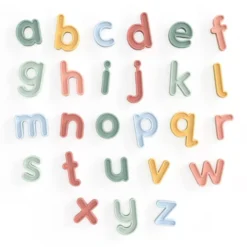 Små bokstaver av silikon a-z, 26 stk.