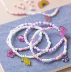 Smykkekit mini - Armbånd m. charms i krympeplast