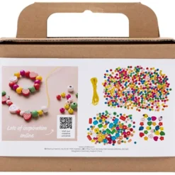 Smykkesett m. treperler - Glade farger