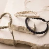 Smykkesett - Macramé armbånd, 3 stk