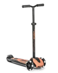 Sparkesykkel - Highwaykick 5 m. LED, Peach